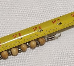 Tribal Wood Handcarved BOHO Statement Big Collar 19″ Beaded Necklace