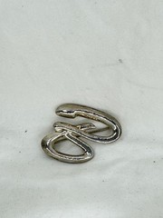 Letter B Sterling Silver Vintage 925 Initial Pin Brooch Thailand 6 grams
