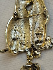 Vintage AJC Puppy Love Brooch