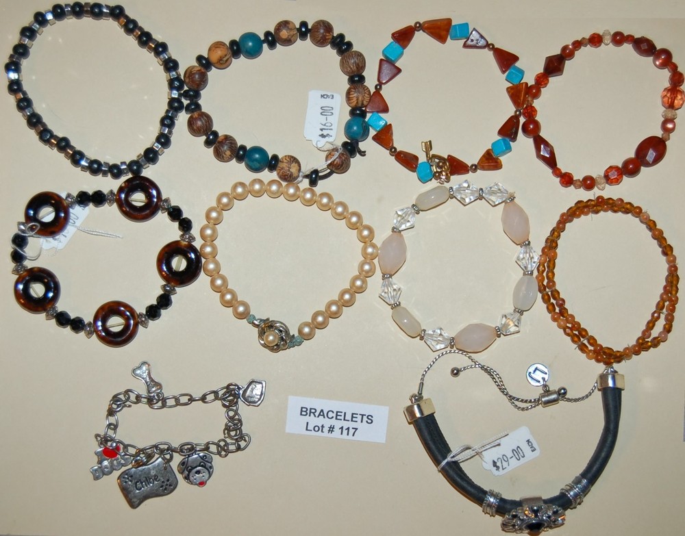 VINTAGE JEWELRY Bracelets 10 Pieces Nice Bargain Lot! Lot#117