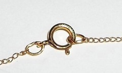 Vtg Gold Filled Grandma & Flowers Heart Locket Pendant Necklace & 18″ Chain
