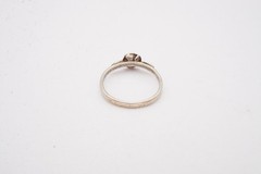 Vintage Sterling Silver 925 Flower Ring Size 6.25