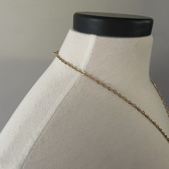 Vintage Large Round White Filigree Statement Pendant Gold Tone Necklace