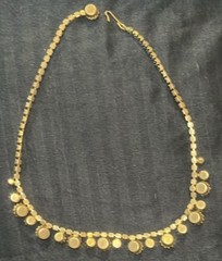 Vintage Weiss Stamped Emerald Rhinestone Necklace 15.5 Inches