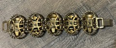 Vintage Selro Selini blackamoor Asian princess Bracelet 7.5”