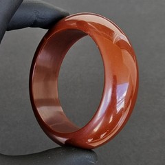 Vintage Chocolate Brown Lucite Resin Bangle Bracelet 111