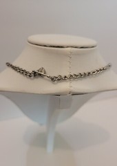 Vintage Clear Rhinstone Choker 14.5″