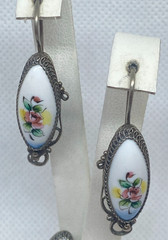 Antique porcelain service. USSR . Hand painted. Enamel. Russian. Finift.10.20 g.