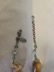 Vintage Liz Paiacios S.F. Necklace Agate Stones