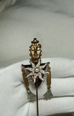 Signed Piver? Stick Pin Abstract Techno Romantic Artist Man Made