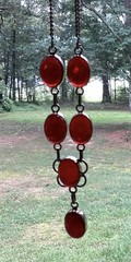 Vintage Neckless Cornelian 925 Silver Chain 19 Inch In The Gift Box
