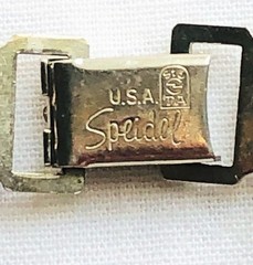 Speidel Joan ID Identity Cursive Name Bracelet Vintage Signed Jewelry Gift 7”