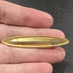 Vintage Miriam Haskell Brooch 2.25 In