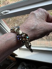 Lisner And Coro Vintage Rhinestone Bracelets For Restoration