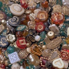 Boho Acrylic Czech Beads Mix – Colorful DIY Jewelry Making Craft Supplies Lot