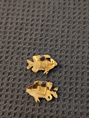 Lunch At The Ritz Pierced Fish Earrings