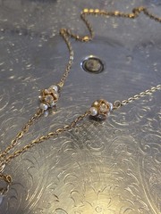 vintage eyeglass necklace chain