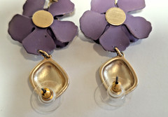 Lot of 5 Pairs Vintage Unbranded & 2 Branded Tassel Fashion Pierced Earrings