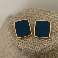 Vintage Clip On Earring Lot Monet Gold Tone Rhinestone Enamel Pairs