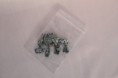 Vintage JJ Signed Noah’s Ark Brooch Pin Silver Tone Dangling Animal Charms