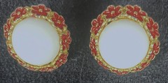 Vintage Signed Trifari Necklace & Earring Set w/4 earring pairs, 1 Brooch, 1 Pin