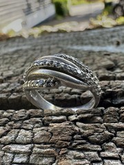 Sif Jakob Sterling Silver Ring Danish Vintage Estate 195