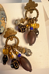 10 PAIRS Statement Earrings 1980s 1990s incl Erwin Pearl, Clip and Post Styles