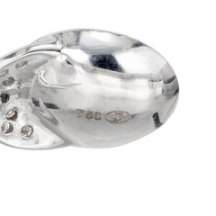 Designer Blue Calcedony 18k White Gold 4.00ct .28ct Diamond Earrings