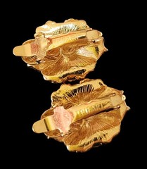TRIFARI Goldtone Chain and Rhinestone Bracelet and Earrings