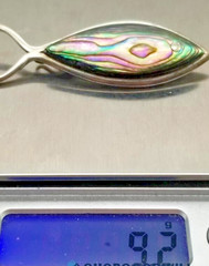 Vintage -1940s-1950s – Taxco Mexico Sterling Silver Abalone Inlay Fish Brooch