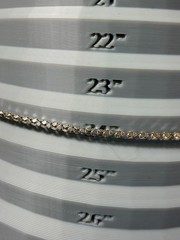 Vintage Sterling Silver Chain Snake Scale Popcorn 24″ 6g Gorgeous Stamped FAS