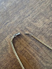 LANVIN PARIS Vintage Necklace Pendant Gold From Japan