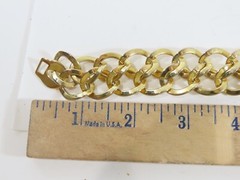 Monet Necklace Earrings Set Double Chain Link Drop Pierced Vintage Signed D2008