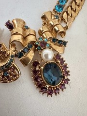 Vintage Ciner Necklace – Wonderful, Colorful, Art Deco Hints, Excellent & Signed
