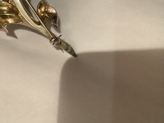 VINTAGE AUTHENTIC SIGNED STERLING SILVER (835) TURQUOISE & MARKASITE FLOWER BROO