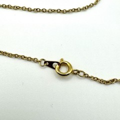 GORGEOUS Vintage Teardrop Faux Fire Opal Gold Plated Nugget Pendant Necklace