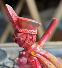 Vintage Plastic Novelty Pin Marching Soldier 1940s 1950s