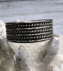 Vtg Twisted Cable Ring Sterling Silver 925 Band Size 11 Men Woman Jewelry 🖤