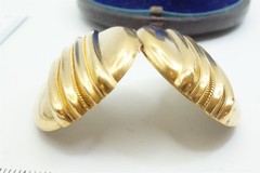 ANTIQUE ENGLISH 15K GOLD LOCKET PENDANT – MINT & BOXED c1880