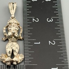 Vintage Poodle Pendant Sterling Silver Artisan Cast Fine Detailing