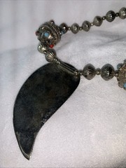 OLD TIBETAN NEPALI Necklace Turquoise Coral – TRIBAL Handcraft Design Vintage