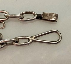 Vintage Mexico Sterling Silver Starter Charm Bracelet 7 7/16 Inches Long