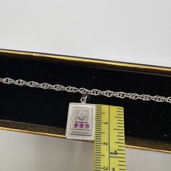 Vintage Gold Filled General Motors Anniversary Service Award Ruby Stone Bracelet