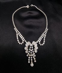 Vintage 1950’s-1960’s Rhinestone Choker Necklace