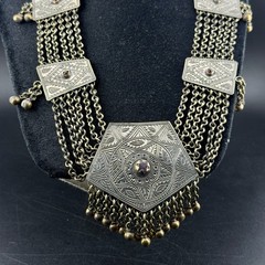 Vintage Beautifully Crafted Old Afghani Handmade Stunning Unique Necklace