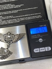 Unique Sterling Silver Pin/Brooch Marcasite Angel Fairy Wings 925 15.75 Grams