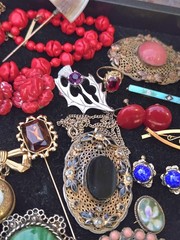 Vintage Rhinestones Designer Costume Jewelry Lot