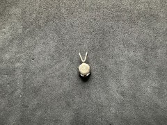 0.51g Vintage Sterling Silver 925 Round Faceted Pendant M
