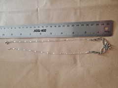 Vintage Sterling Silver Marcasite Necklace