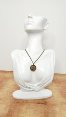Antique 1910 Australian 925 Sterling Silver One Shilling Coin Necklace